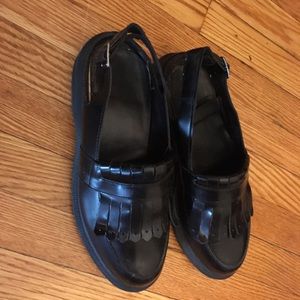 Doc Martens brogue mules